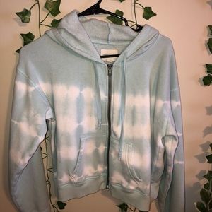 American Eagle Cropped Zip